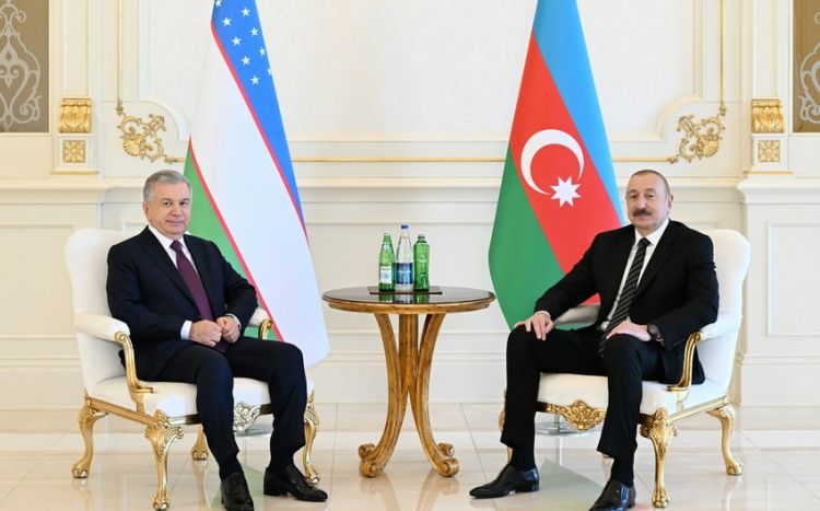 Azərbaycan və Özbəkistan prezidentlərinin təkbətək görüşü başlayıb<font color='red'> - YENİLƏNİB</font>