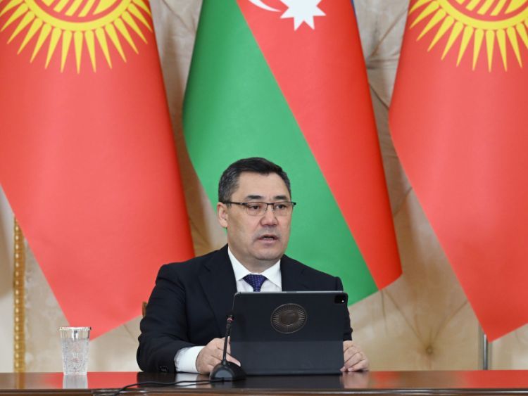 Qırğızıstan Prezidenti Azərbaycana səfərə yola düşüb