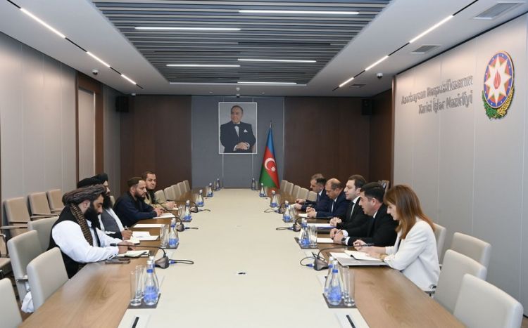 Elnur Məmmədov əfqanıstanlı həmkarı ilə görüşüb, əməkdaşlıq sahələrini müzakirə edib<font color=red> - FOTOLAR</font>