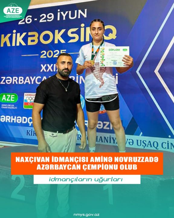 Naxçıvan idmançısı Azərbaycan çempionu olub<font color=red> - FOTOLAR</font>