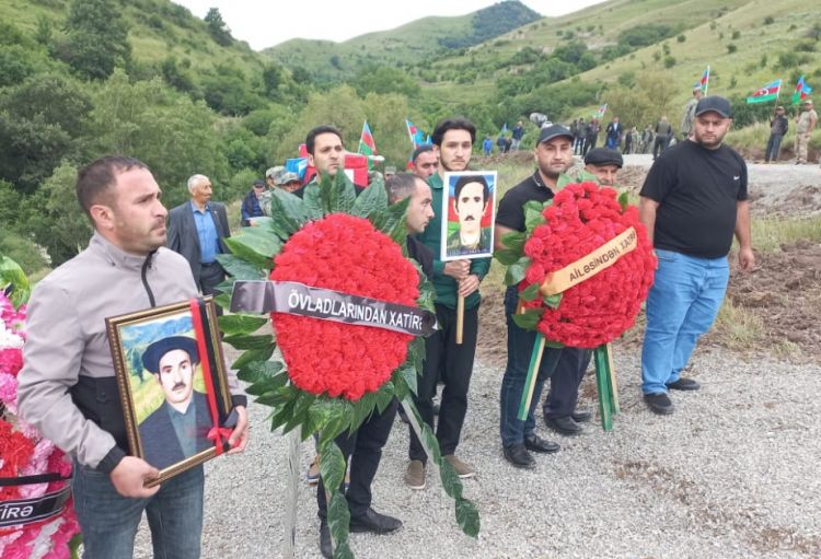 Kəlbəcərdə Birinci Qarabağ müharibəsinin üç itkin şəhidi ilə vida mərasimi keçirilib