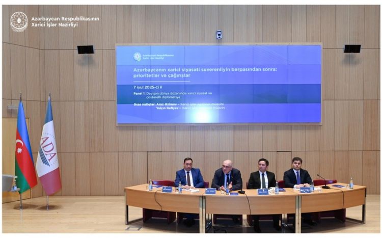 Diplomatik xidmət orqanları rəhbərləri postmünaqişə dövrünün reallıqlarını müzakirə ediblər