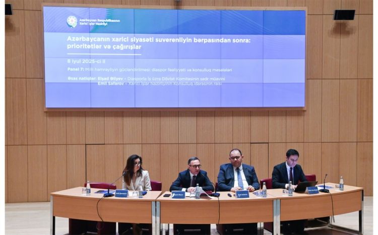 Azərbaycan diplomatları xaricdə yaşayan azərbaycanlıların hüquqlarının qorunması məsələsini müzakirə ediblər