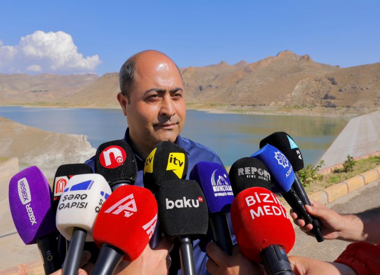 Rəis müavini: "Heydər Əliyev Su Anbarına suyun daxil olması demək olar ki, dayanıb"