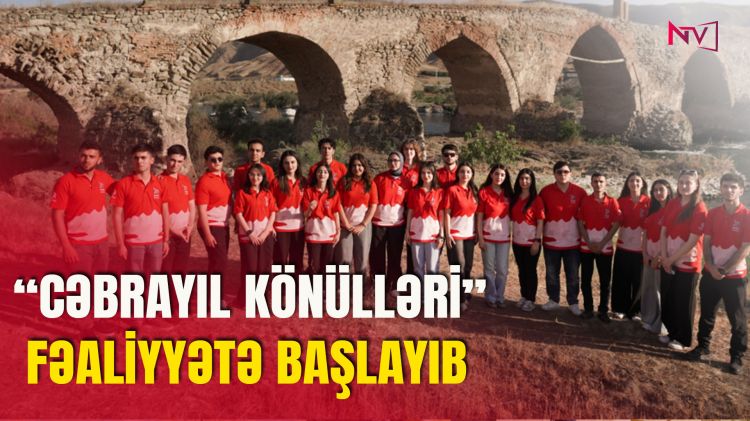 “Cəbrayıl Könüllüləri” şəhərdə fəaliyyətə başlayıb<font color=red> - VİDEO</font>