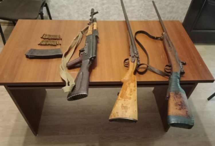 Qanunsuz saxlanılan silah-sursat aşkarlanıb