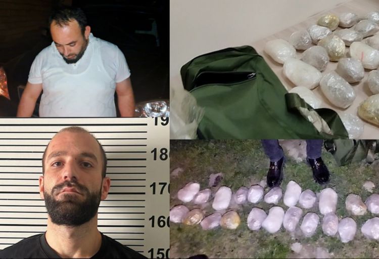 Abşeronda saxlanılan 2 nəfərdən 5 kiloqrama yaxın narkotik vasitə aşkarlanıb