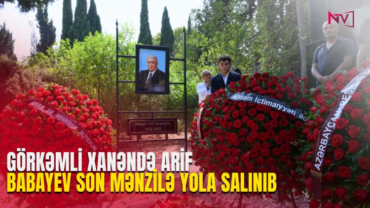 Görkəmli xanəndə Arif Babayev son mənzilə yola salınıb<font color=red> - VİDEO</font>