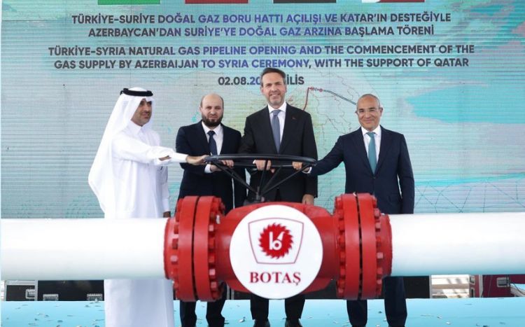 Dörd ölkə Azərbaycan qazının Suriyaya nəql olunması ilə bağlı birgə açıqlama yaydı