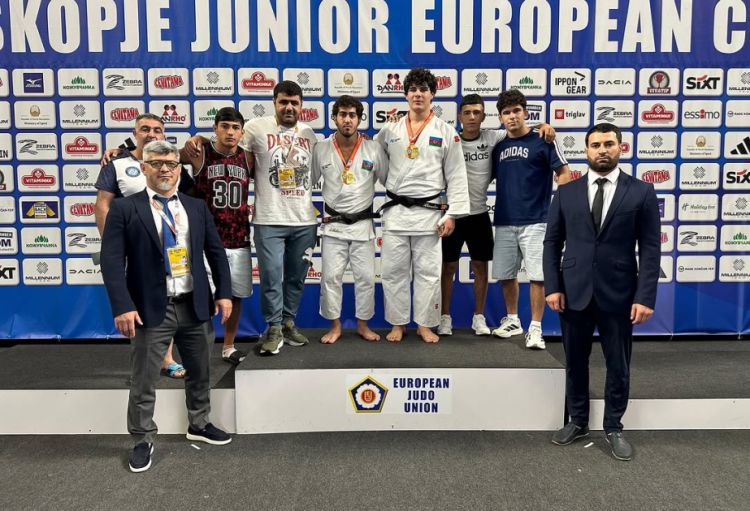 Avropa Kuboku: Azərbaycanın gənc cüdoçuları komanda hesabında birinci olublar