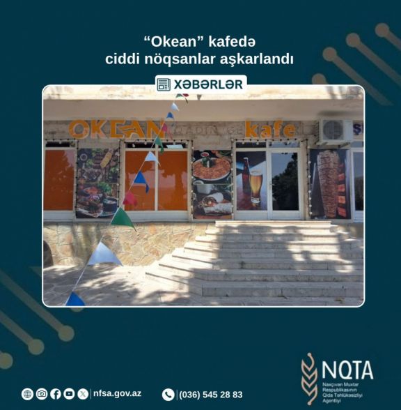Şahbuzda nöqsanlar aşkarlanan kafenin fəaliyyəti məhdudlaşdırıldı<font color=red> - FOTOLAR</font>