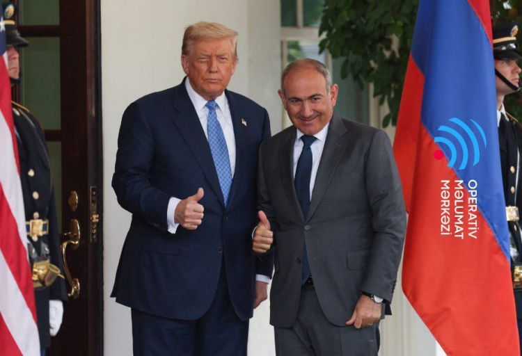 Donald Trampla Nikol Paşinyanın görüşü başlayıb