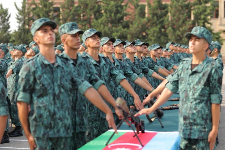 DSX-nin gənc əsgərləri Vətənə sədaqət andı içiblər<font color=red> - FOTOLAR</font>
