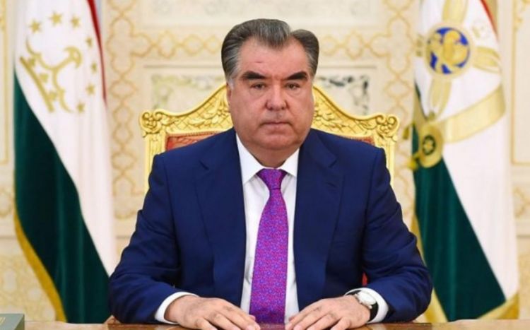 Tacikistan Prezidenti İlham Əliyevi Ermənistanla Birgə Bəyannamənin imzalanması münasibətilə təbrik edib