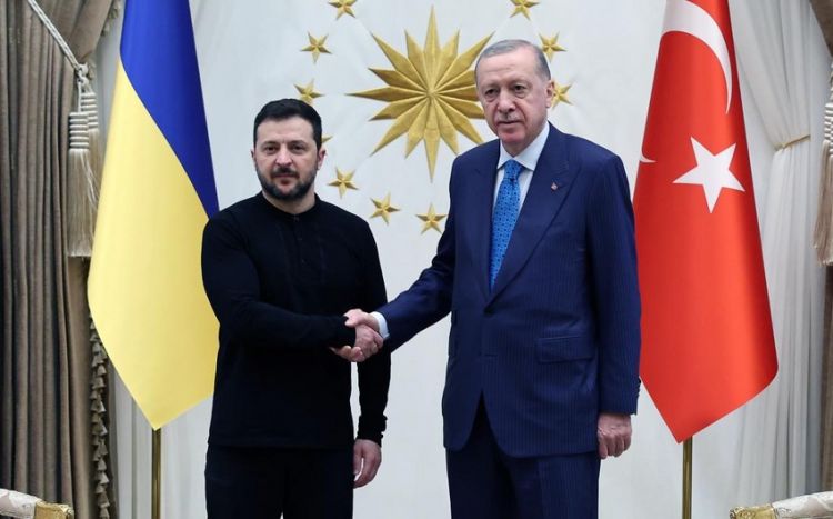 Ərdoğanla Zelenski ikitərəfli, regional və qlobal məsələləri müzakirə edib