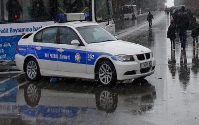 BDYPİ yağmurlu hava şəraiti ilə bağlı hərəkət iştirakçılarına müraciət edib