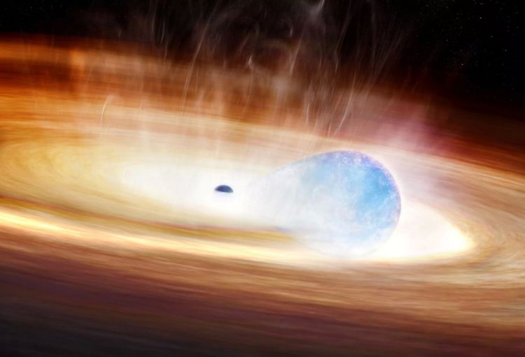 Astronomlar: Qara dəlik kimi təsbit edilən yeni tip fövqəlnova ulduzun partlamasına səbəb olur