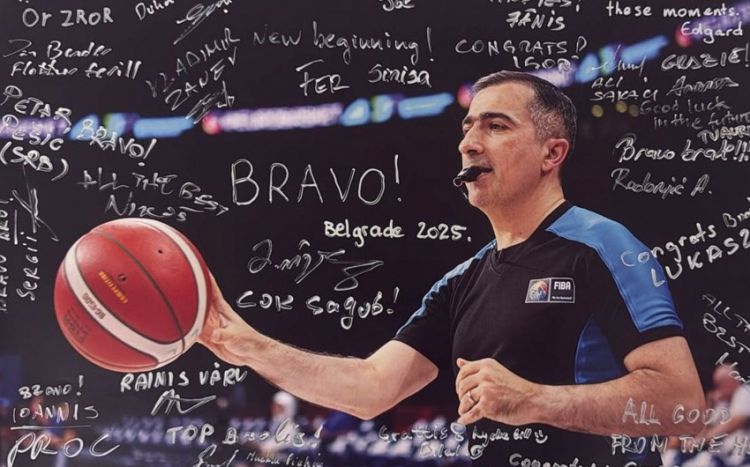 Azərbaycanlı referi FIBA-nın bayrağı altında keçirilən yarışlarda bu gün sonuncu dəfə hakimlik edəcək