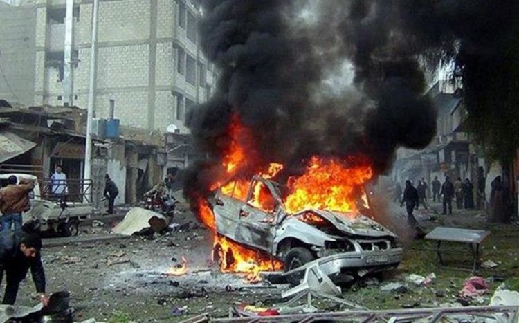 Suriyanın paytaxtında güclü partlayış baş verib