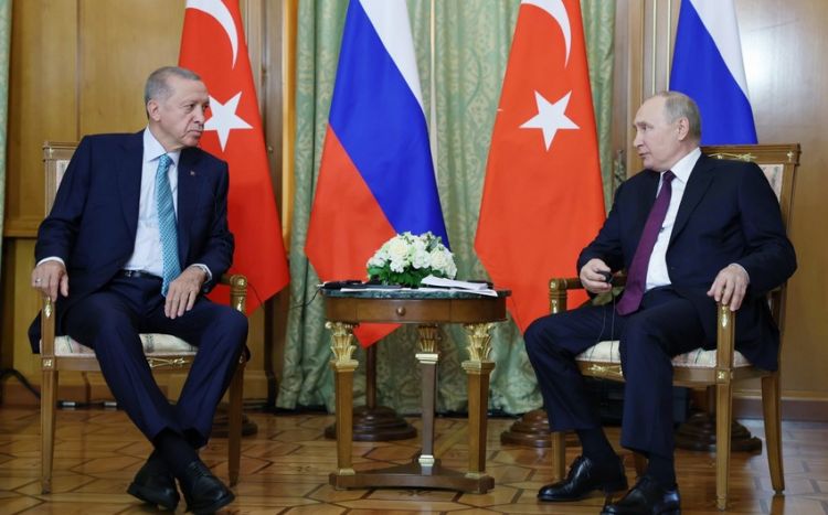 Ərdoğan və Putin Ukrayna məsələsini müzakirə ediblər