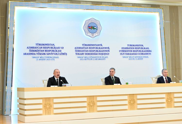 Prezident: Bu gün Azərbaycan və Türkmənistan yeni üfüqlərə doğru birgə addımlayır