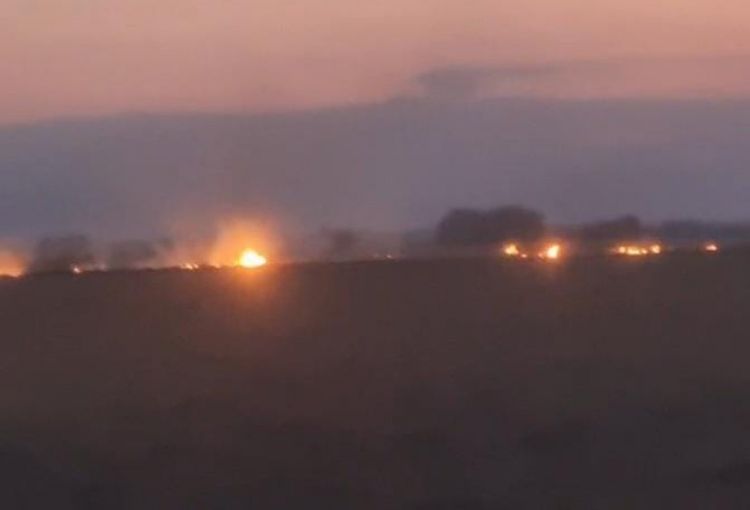 Füzulidə yanğın törədən şəxs saxlanılıb