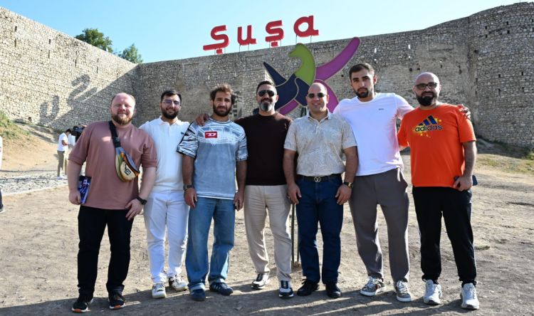 Cüdo üzrə Olimpiya çempionları Qarabağda<font color=red> - FOTOLAR</font>