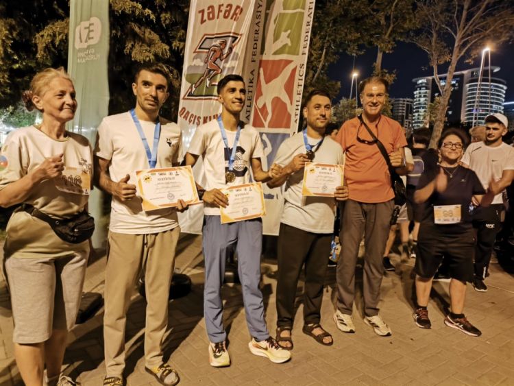 Naxçıvanlı atlet Əmrah Nağıyev “Qələbə Qaçışı”nın qalibi olub<font color=red> - FOTOLAR</font>