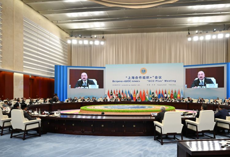 Prezident İlham Əliyev: 2022-ci ildən bəri Orta Dəhliz üzrə Azərbaycan vasitəsilə yükdaşımaların həcmi təxminən 90 faiz artıb