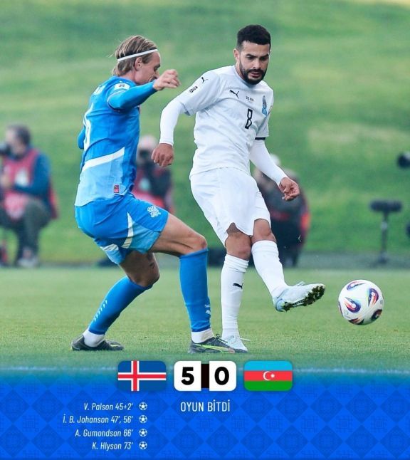 DÇ-2026: Azərbaycan millisi böyük hesabla məğlub olub