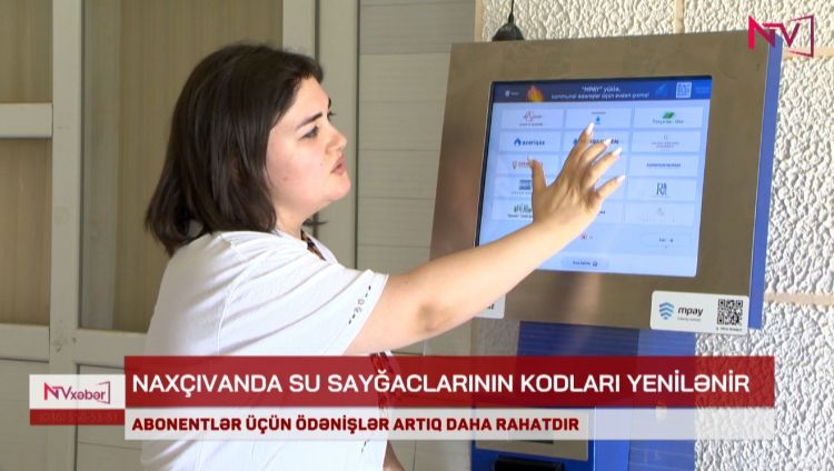 NAXÇIVANDA SU SAYĞACLARININ KODLARI YENİLƏNİR<font color=red> - VİDEO</font>