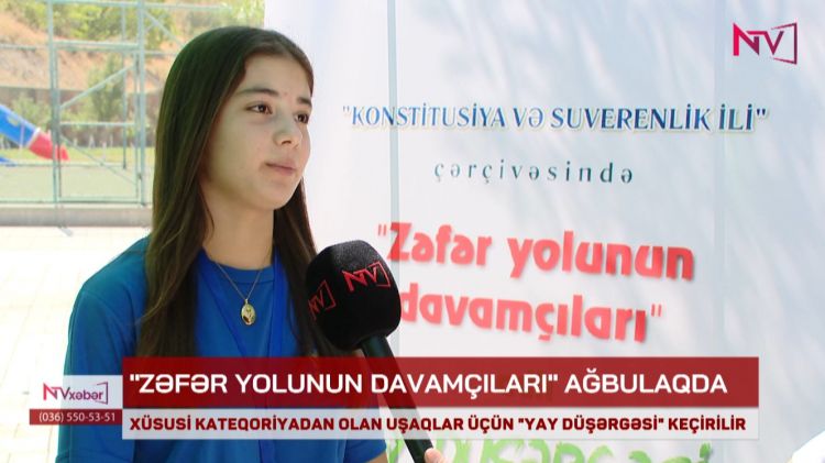 “Zəfər yolunun davamçıları” Ağbulaqda<font color=red> - VİDEO</font>