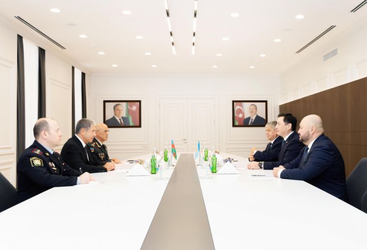 Vilayət Eyvazov Qazaxıstan DİN-in nümayəndə heyəti ilə görüşüb