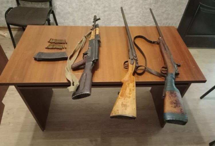 Qanunsuz saxlanılan silah-sursat aşkarlanıb