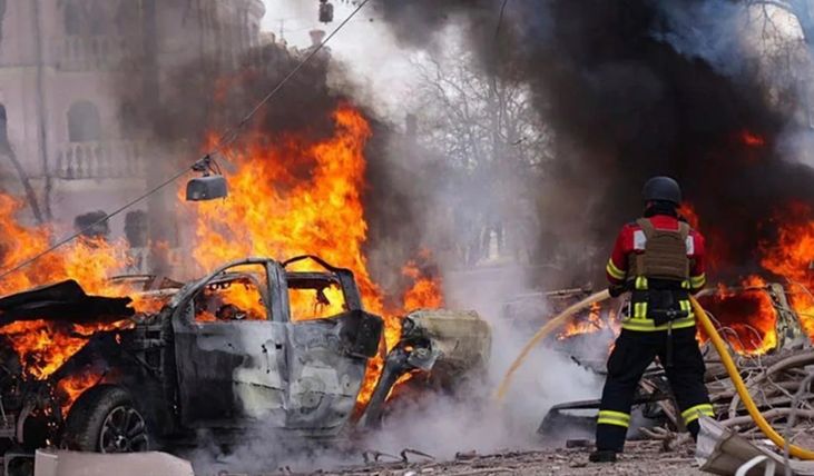 Rusiyanın Sumıya raket zərbəsi nəticəsində 2 nəfər ölüb, 5 nəfər yaralanıb<font color='red'> - YENİLƏNİB</font>