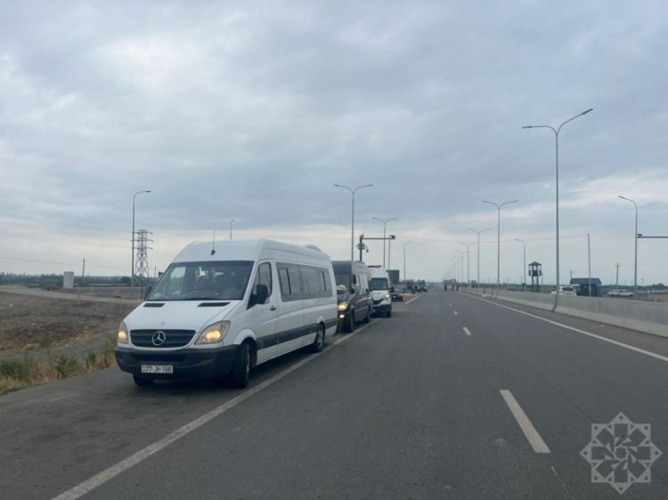 Xocalının Daşbulaq kəndinə ilk köç karvanı yola salınıb<font color=red> - FOTOLAR</font>