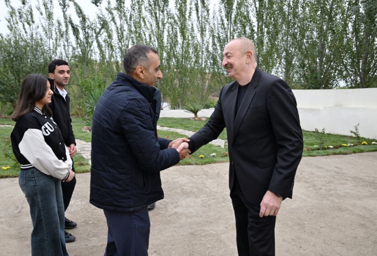 Prezident İlham Əliyev Xocalı rayonunun Daşbulaq kəndində olub