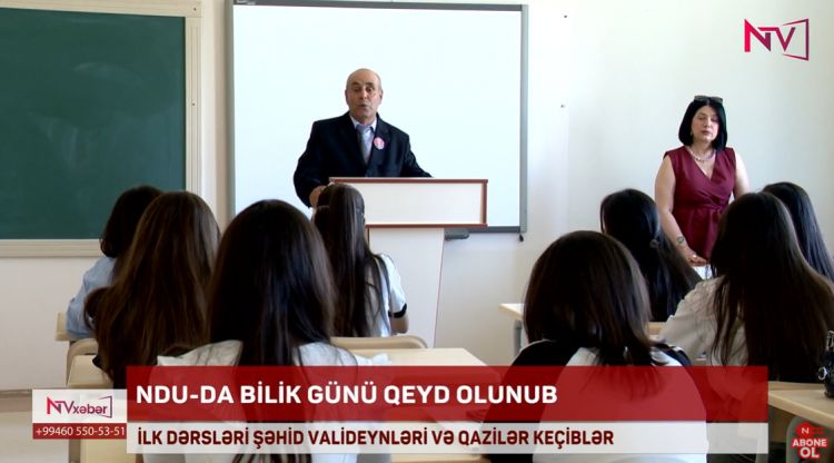 NDU-DA BİLİK GÜNÜ QEYD OLUNUB<font color=red> - VİDEO</font>