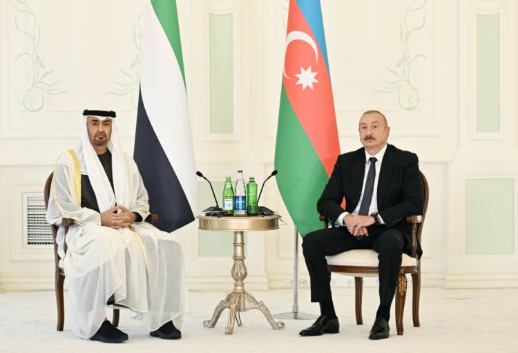 Prezident İlham Əliyev: Birləşmiş Ərəb Əmirlikləri ilə əlaqələrimiz qardaşlıq, dostluq üzərində qurulub