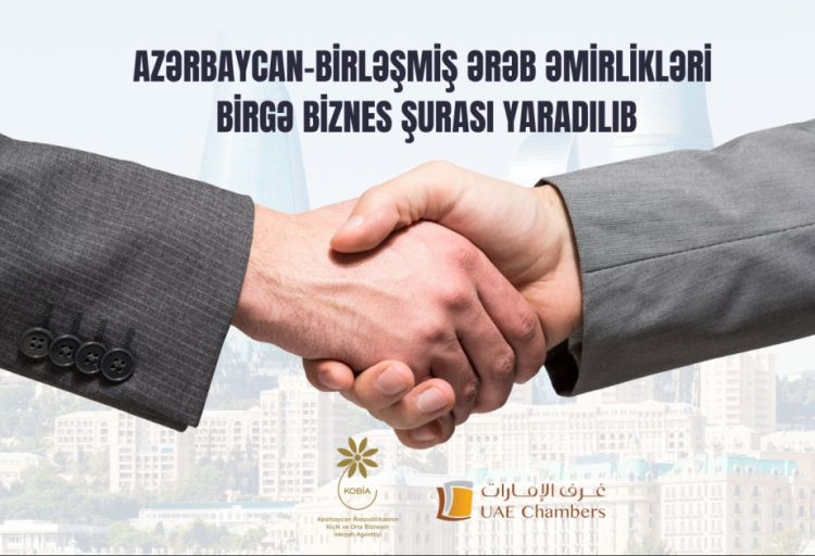 Azərbaycan və BƏƏ arasında Birgə Biznes Şurası yaradılıb