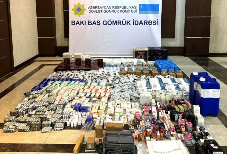 Gömrük orqanına bəyan edilməyən xeyli miqdarda mal aşkar edilib