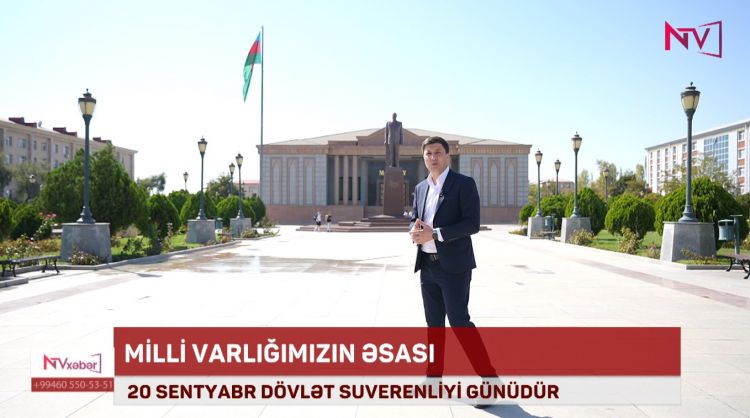 20 SENTYABR DÖVLƏT SUVERENLİYİ GÜNÜDÜR<font color=red> - VİDEO</font>