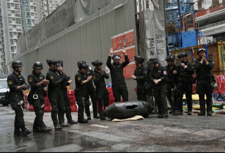 Honkonqda İkinci Dünya müharibəsi dövründən qalmış bomba zərərsizləşdirilib