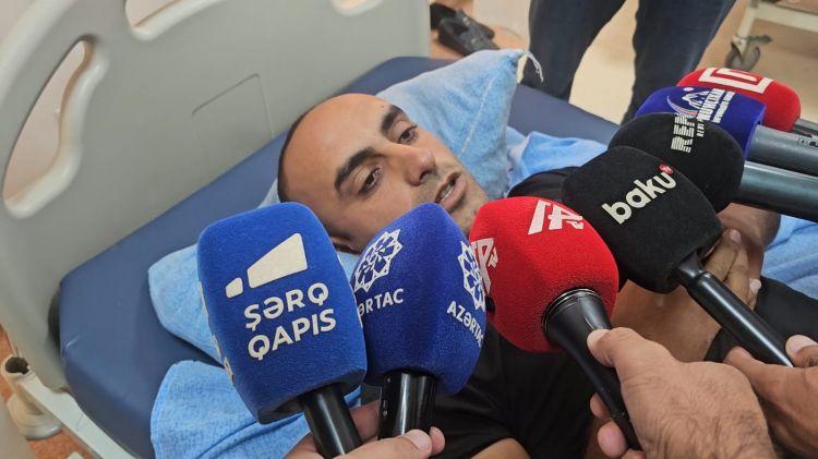 Yaralı sərnişin: Avtobus bir göz qırpımında idarəetməni itirdi