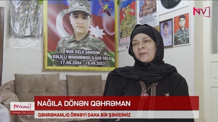NAĞILA DÖNƏN QƏHRƏMAN-ŞƏHİD MƏHƏMMƏD XƏLİLOV<font color=red> - VİDEO</font>