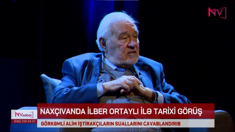 NAXÇIVANDA İLBER ORTAYLI İLƏ TARİXİ GÖRÜŞ<font color=red> - VİDEO</font>