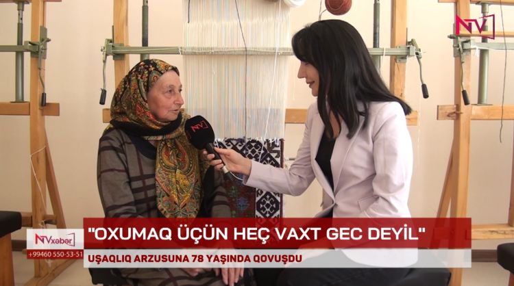 78 yaşlı Hicrət nənə: "Tələbə olacağımı eşidəndə çox sevindim"<font color=red> - VİDEO</font>