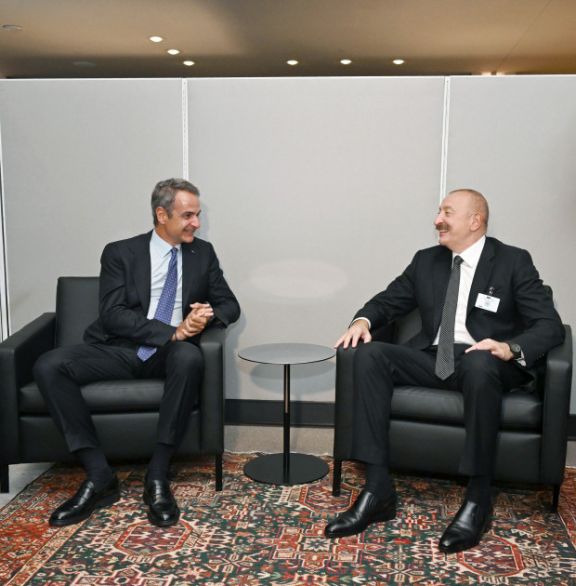 Azərbaycan Prezidenti İlham Əliyev BMT-nin Nyu-Yorkdakı mənzil-qərargahında Yunanıstanın Baş naziri ilə görüşüb <font color=red> - FOTOLAR</font>