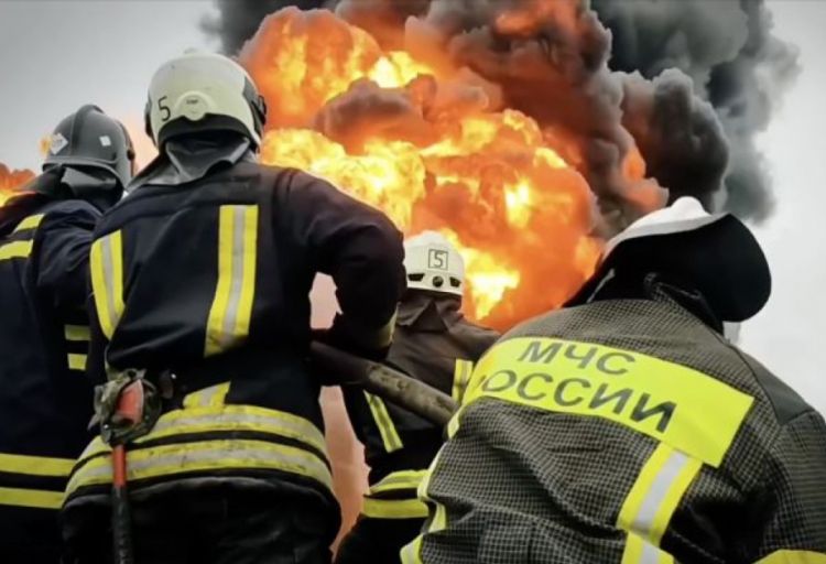 Baş Qərargah: Ukrayna Rusiya ərazisindəki Afipski neft emalı zavoduna zərbə endirib