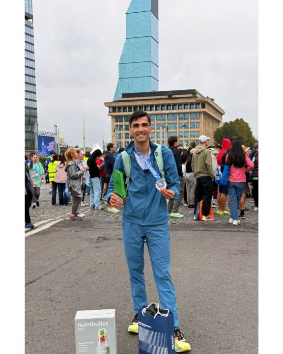 Naxçıvanlı idmançı Əmrah Nağıyev Tbilisi Marafonununun ilk onluğunda <font color=red> - FOTOLAR</font>